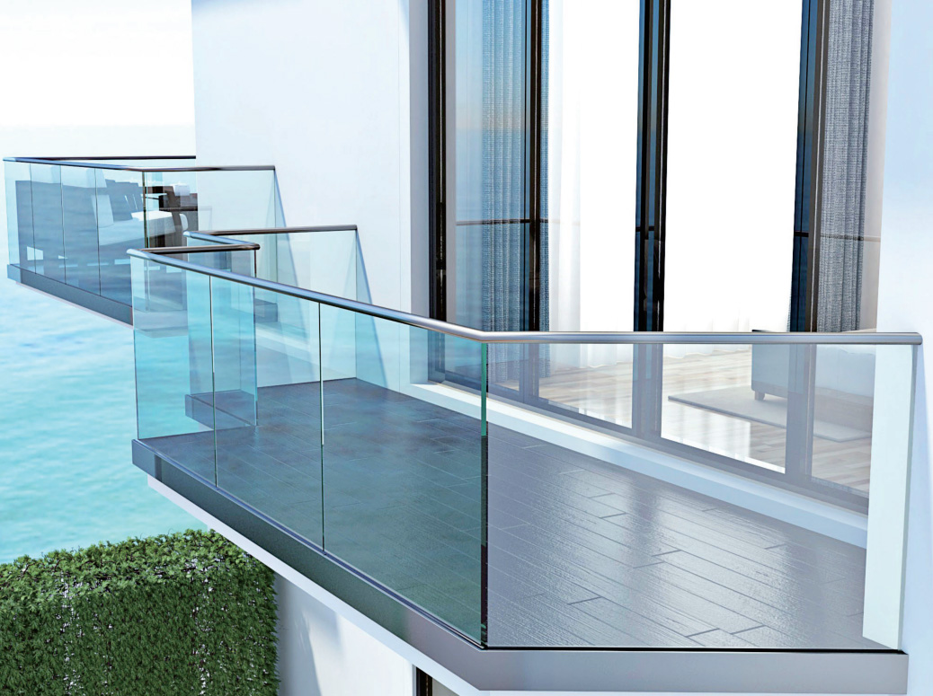 無框玻璃欄桿：現(xiàn)代建筑的透明美學(xué)與安全守護(hù)者