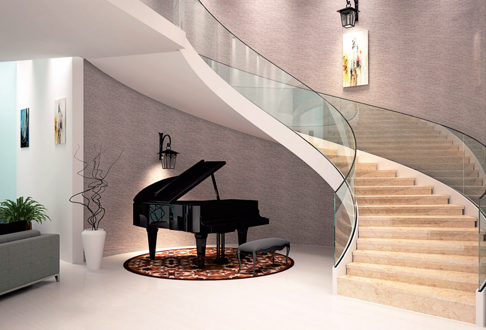 玻璃樓梯扶手：現(xiàn)代家居的優(yōu)雅之選