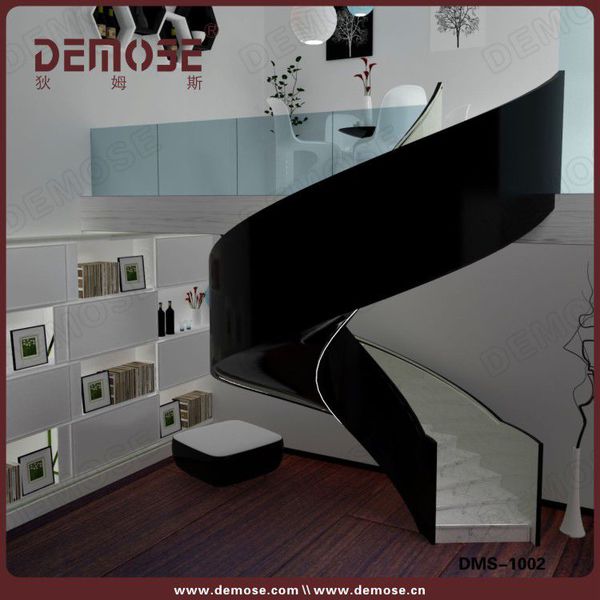 小空間鋼化玻璃旋轉(zhuǎn)樓梯 小空間鋼玻璃旋轉(zhuǎn)樓梯