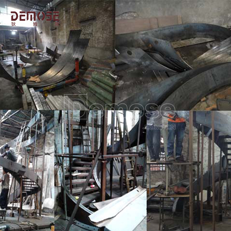 湖北五星酒店創(chuàng)意旋轉(zhuǎn)樓梯工程