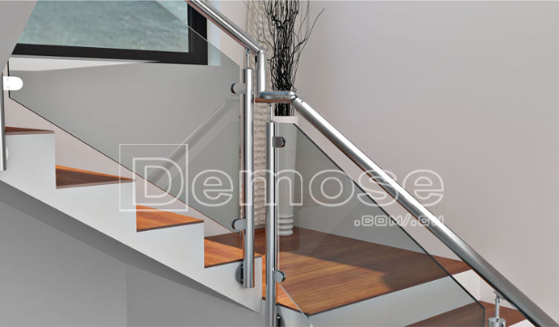 不銹鋼玻璃欄桿圖片 不銹鋼玻璃欄桿圖片