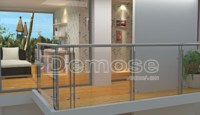 不銹鋼玻璃欄桿圖片 不銹鋼玻璃欄桿圖片