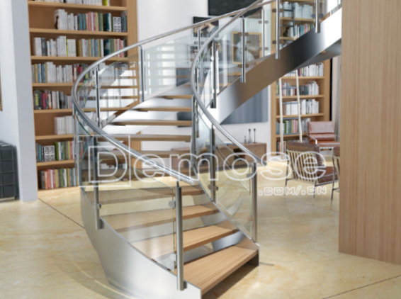 不銹鋼樓梯扶手：重構(gòu)空間美學(xué)的功能性藝術(shù)