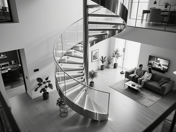 螺旋樓梯：優(yōu)雅旋轉(zhuǎn)中的安全與設(shè)計挑戰(zhàn)