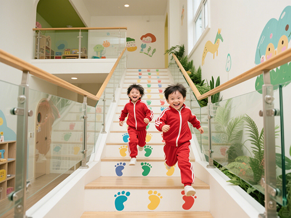 兒童房亞克力玻璃欄桿