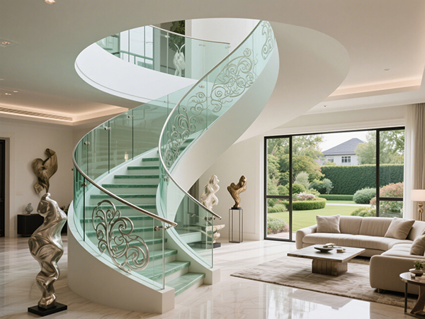 別墅樓梯定制：大尺寸與異形設(shè)計的實用美學(xué)