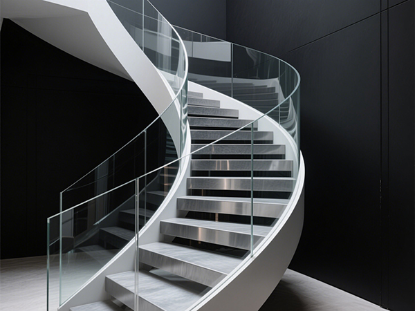 旋轉(zhuǎn)樓梯玻璃扶手多少錢一米