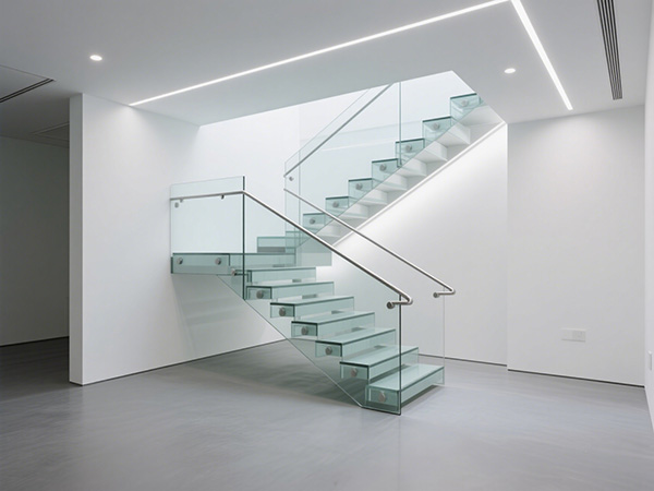 玻璃樓梯：現(xiàn)代空間的點(diǎn)睛之筆