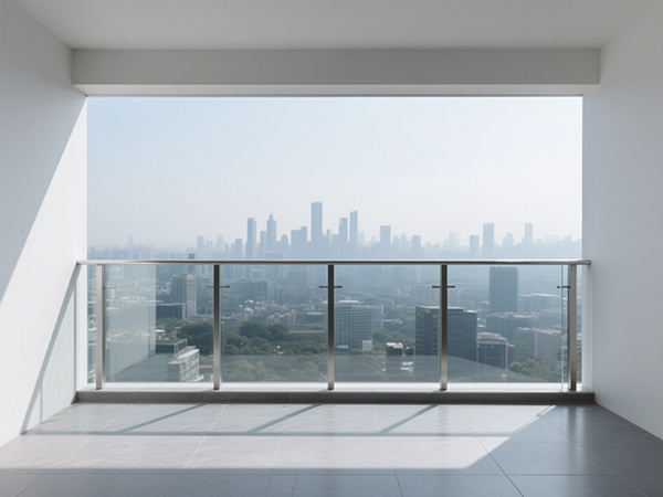 不銹鋼夾玻璃陽(yáng)臺(tái)欄桿多少錢一方