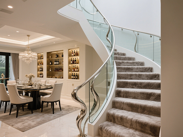 別墅樓梯定制：大尺寸與異形設(shè)計的實用美學(xué)