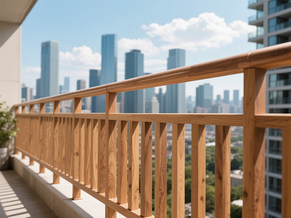 木材陽臺欄桿